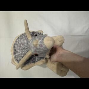 Adorable Plush Triceratops Dinosaur Toy